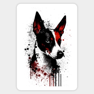 Basenji Dog Portrait Sticker